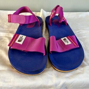 The North Face Women’s Fuschia and Blue Sandals